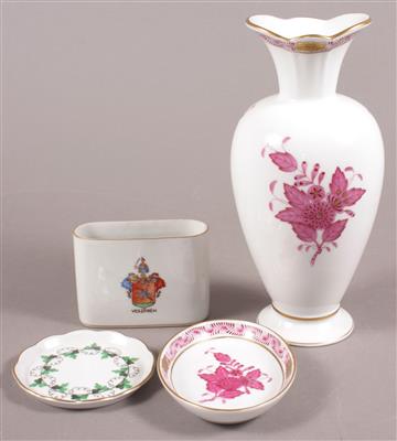 Vase/3 Zierschalen - Kunst, Antiquitäten und Schmuck