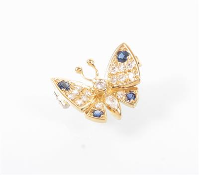 Diamantbrosche Schmetterling - Arte, antiquariato e gioielli