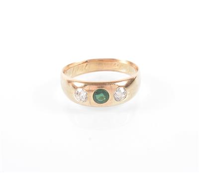 Diamantherrenring - Antiques, art and jewellery