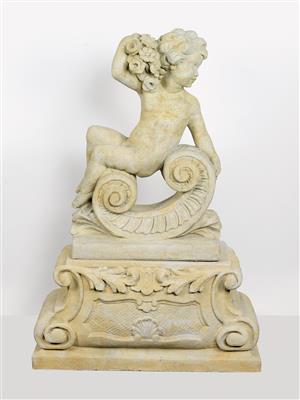 Jahreszeitenfigur "Frühling" in klassizistischem Stil - Arte, antiquariato e gioielli