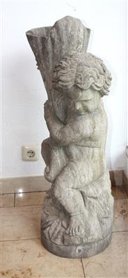 Putto mit Füllhörn in klassizistischem Stil - Arte, antiquariato e gioielli