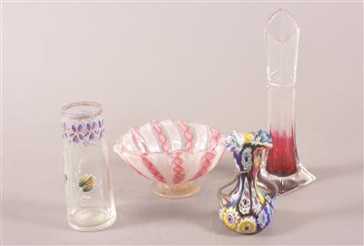 3 Vasen/1 Schale - Umění, starožitnosti, šperky
