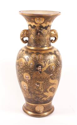 Asiatische Ziervase (ursprünglicher Lampenfuß) - Kunst, Antiquitäten und Schmuck