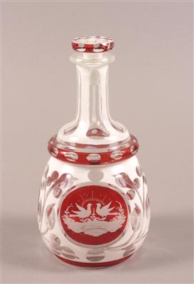 Biedermeier Stöpselflasche um 1830/40 (ehemals Stulpflasche) - Kunst, Antiquitäten und Schmuck