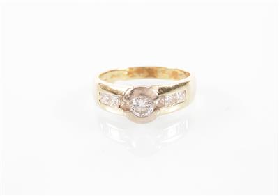 Brillant-Diamant 0,80 ct Ring - Kunst, Antiquitäten und Schmuck