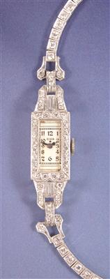 ELGIN Diamant-Damenuhr um 1930 - Antiques, art and jewellery