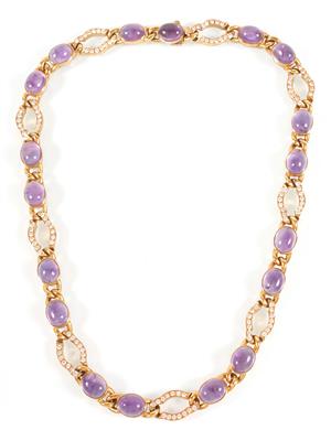 Brillant-Amethyst Collier - Arte, antiquariato e gioielli