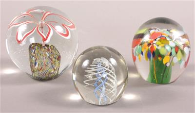 3 Briefbeschwerer (Paperweight) - Arte e antiquariato