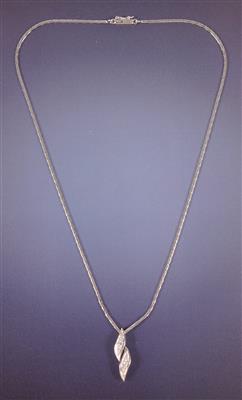 Brillantcollier zus. ca. 0,20 ct - Arte, antiquariato e gioielli