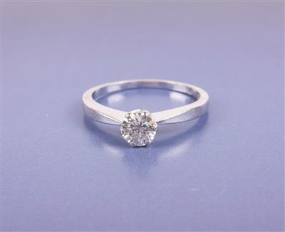 Brillantsolitär ca. 0,60 ct - Kunst und Antiquitäten