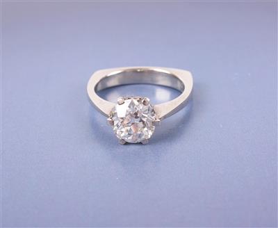 Altschliffbrillantsolitär ca.1,60 ct - Art and antiques