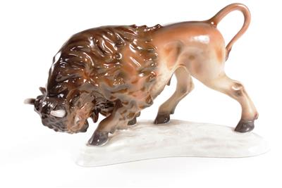 Tierfigur "Bison" - Art and antiques