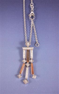 Brillant/Diamantanhänger an Halskette - Gioielli