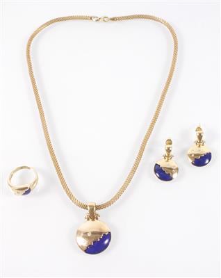 Lapislazuli-Schmuckgarnitur - Schmuck