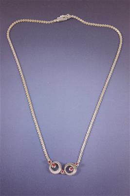 Collier - Schmuck Auktion Schwerpunkt Farbsteine