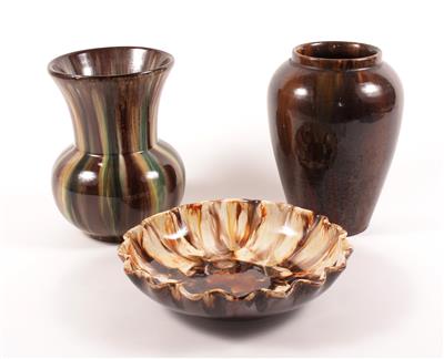 2 Vasen/Obstschale - Kunst und Antiquitäten