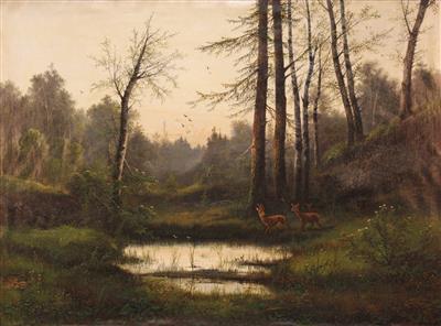 Julius Zopf (Wien 1838-1897, tätig als Landschafts- und Tiermaler) - Klenoty, umění a starožitnosti