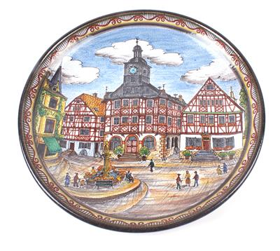 Großer Wandteller - Schmuck, Kunst & Antiquitäten