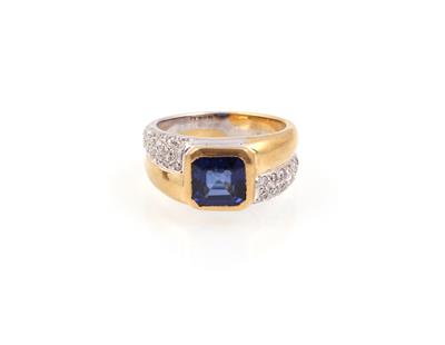 Brillantring zus. ca. 0,60 ct - Jewellery, antiques and art