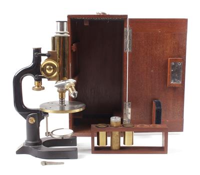 Mikroskop "C. Reichert-Wien" - Klenoty, umění a starožitnosti