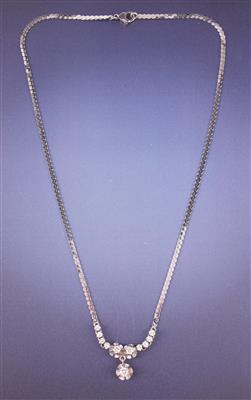 Brillantcollier - Schmuck Kunst Antiquitäten