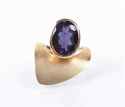 Amethyst-Ring - Klenoty, umění a starožitnosti