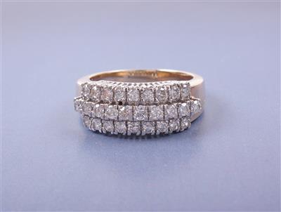 Brillantring zus. ca. 1 ct - Jewellery, antiques and art