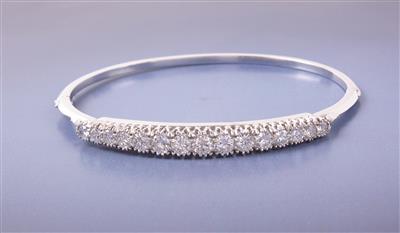 Brillantarmreif ca. 2,60 ct - Jewellery, antiques and art