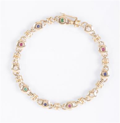 Brillant/Schmuckstein Armkette - Jewellery, Works of Art and art
