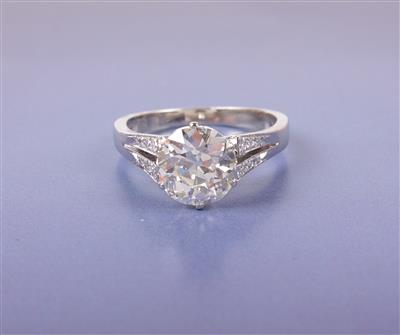 Brillant Diamantring zus. ca. 3,10 ct - Gioielli, arte e antiquariato