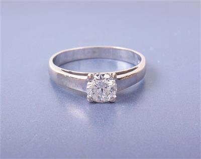 Brillantsolitär ca. 0,65 ct - Klenoty, umění a starožitnosti