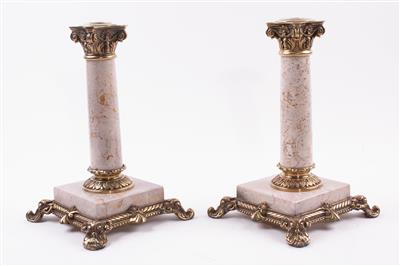Paar dekorative Kerzenständer - Schmuck, Kunst & Antiquitäten