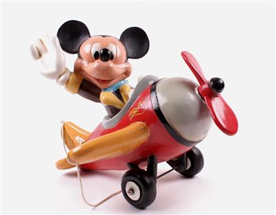Walt Disney-Comicfigur "Mickey Mouse als Pilot" - Klenoty, umění a starožitnosti