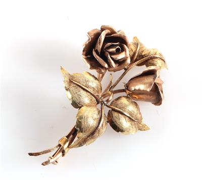 Rosenblüten Brosche - Jewellery, Works of Art and art