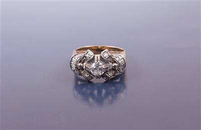 Brillant/Diamantring zus. ca. 0,50 ct - Jewellery, Works of Art and art