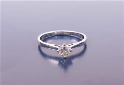 Brillantsolitärdamenring 0,23 ct - Jewellery, Works of Art and art