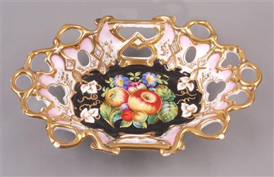 Biedermeier-Obstschale um 1830/40 - Art and antiques