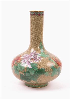 Cloisonné-Vase 1. Viertel 20. Jhdt. - Umění a starožitnosti