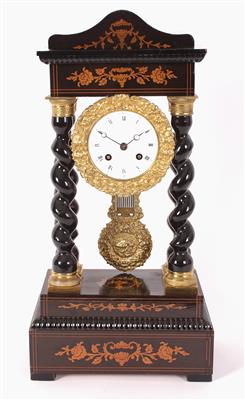 Französische Kommodenuhr, 19. Jhdt., - Art and antiques