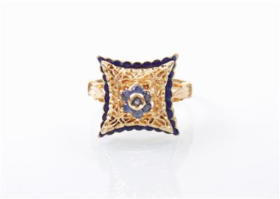 Saphir-Ring - Jewellery, Works of Art and art