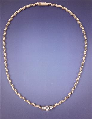 Brillantcollier zus. ca. 1,0 ct - Schmuck, Kunst & Antiquitäten