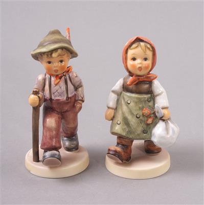 2 Hummelfiguren - Klenoty, umění a starožitnosti