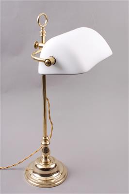 Schreibtischlampe, sogen. Bankierlampe, 20. Jhdt., - Gioielli, arte e antiquariato