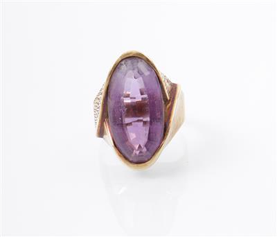 Amethyst-Damenring - Schmuck, Kunst und Antiquitäten