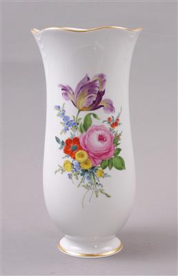 Blumenvase, Meissner Porzellan, - Porzellan, Glas und Keramik