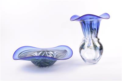 Dekorationsgarnitur - Porzellan, Glas und Keramik