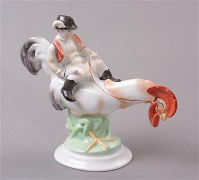Dekorative Figur, ungarisches Porzellan, Marke Herend - Porcellana, vetro e ceramica