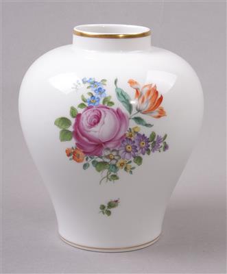 Vase, Wiener Porzellan, Marke Augarten, - Porzellan, Glas und Keramik