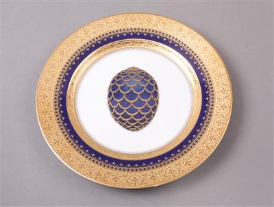 Zierteller, 20. Jhdt., "Faberge Imperial Collection" - Porcelán, sklo a keramika