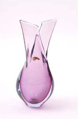 Ziervase, Flavio Poli, Segusso um 1970, - Porzellan, Glas und Keramik